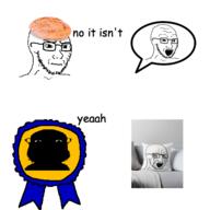 award bloodshot_eyes closed_mouth comic comic_sans crying glasses honeybun meta:tagme open_mouth pillow speech_bubble stubble subvariant:soyak_(irritated) tagme_just_tagme_because_i_say_so_ok text variant:coinjak variant:soyak // 500x500 // 62.3KB