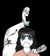 crying glasses meltdown open_mouth stubble subvariant:rapewail teeth variant:soytan variant:wailjak white_skin // 685x758 // 108.0KB