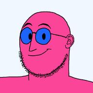 bald closed_mouth cool ear gem glasses happy nose smile stubble variant:weirdpenis // 900x900 // 16.6KB