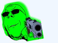 boards fed gun icon pistol pro_(soyjak_blog) soyjak_blog stubble trend:glowie variant:gapejak // 1284x953 // 97.2KB