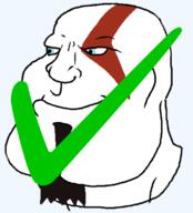 Warrior-Z(user) blue_eyes goatee god_of_war head kratos namefag_drama series:keep_raging_on_them smile subvariant:mexiaryan transparent_background variant:meximutt video_game // 1037x1144 // 216.6KB