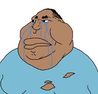 balding big_lips brown_skin clothes crying fat hair meta:tagme ripped_clothes variant:meximutt // 888x849 // 29.5KB