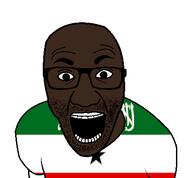 arm clothes country countrywar flag flag:somaliland glasses open_mouth somaliland soyjak stubble tshirt variant:el_perro_rabioso // 431x400 // 16.7KB