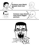 angry ear frown glasses meta:tagme pointing pointing_at_viewer science smile teeth variant:chudjak variant:wojak wojak // 1720x2000 // 244.8KB