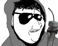 anarcho-primitivism anarchy closed_mouth clothes ear glasses hair hoodie industrial_society_and_its_future pipebomb soyjak subvariant:smugjak_front ted_kaczynski unabomber variant:smugjak // 1000x800 // 82.8KB