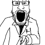 clothes doctor dr_sprokeberg giving glasses hand holding_object meds open_mouth palindrome_get soyjak soyjak_giving_meds stubble variant:markiplier_soyjak // 686x911 // 158.5KB