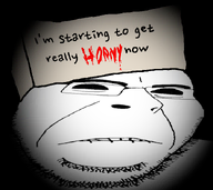 black_eyes clothes glasses hat horny i'm_starting_to_get_really_scared_now ominous serious_hat soyjak stubble subvariant:hornyson text variant:cobson vignette white_pupils // 695x619 // 159.4KB