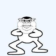 aryan_beast aryan_chad aryan_chud blond brandon_wabag dance dance_monkey_dance eyes_like_the_o-o-cean get glasses meta:not_a_duplicate meta:not_a_fucking_duplicate series:everyone's_dancing_furiously! skinwalker sped_up subvariant:branigger trend:aryan variant:brandon // 500x500 // 50.9KB