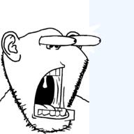 ear eyes_popping open_mouth shocked stubble variant:impish_soyak_ears // 871x870 // 17.4KB