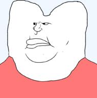 eyes gum looking_away nose obese subvariant:morbidmutt teeth tooth variant:meximutt white_skin // 999x1010 // 13.9KB