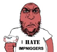 angry beard blood closed_mouth crushing crying ear frown glasses holding_soyjak i_hate punisher_face red_skin sad series:imp_&_gape stencil_font subvariant:gapejak_front subvariant:science_lover suffocation user=gapesupremacist variant:gapejak variant:impish_soyak_ears variant:markiplier_soyjak // 1017x935 // 38.2KB