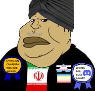 angry award badge blurple bu5t_(user) canada canadian discord flag flag:iran flag:minor_attracted_person flag:trans_ally iran king_caesar king_caesar_(user) mustache persian shia soyjak variant:meximutt // 888x849 // 178.1KB