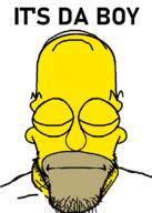 balding beard closed_eyes closed_mouth ear homer_simpson its_over neutral png simpson stubble text variant:markiplier_soyjak yellow_skin // 602x844 // 41.1KB