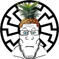 animated blue_eyes buff closed_mouth food fruit glasses pineapple sonnenrad soyjak stubble subvariant:neutralplier variant:markiplier_soyjak // 700x700 // 5.3MB