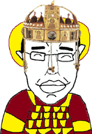 byzantine byzantine_empire emperor glasses happy subvariant:chudjak_front subvariant:pol_face transparent_background variant:chudjak // 1398x2037 // 285.6KB
