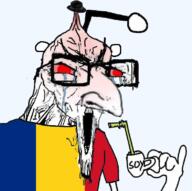 antenna bloodshot_eyes brain country crying cup drinking_straw flag flag:romania glasses hand holding_object mug open_mouth reddit romania small_brain soyjak stretched_mouth stubble variant:soyak zoomed // 786x782 // 119.1KB