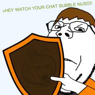 angry block brown_hair bubble dan food foodjak frown geg glasses grab green_text hand holding_object kek o_algo onion open_mouth shield soybooru soyjak stubble subvariant:wholesome_soyjak teeth variant:gapejak variant:soyak vegetable wood // 1600x1600 // 564.8KB