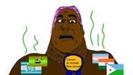 award cookieking faggot fat flag:djibouti flag:gassy_gender flag:india flag:miku_cat_gender flag:transgender_pride_flag forehead_lines glasses india melting open_mouth pajeet pink_hair purple_hair rotten_teeth shitskin soytan_is_nas soytan_lovers_will_burn_in_hell stink_lines stinky stubble tranny variant:unknown yellow_sclera // 1146x645 // 199.3KB