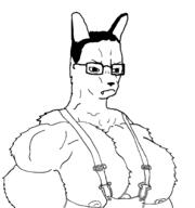 anthro bara fox furgod furry giga meta:tagme team_fortress_2 variant:chudjak // 1682x1791 // 130.3KB
