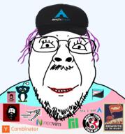 GNULinux anarchism antifa arch_linux communism furry glasses lain logo manjaro neovim penguin programming_socks reddit richard_stallman rust rust_(programming_language) serial_experiments_lain smile tranny transgender_flag variant:bernd ycombinator // 1571x1688 // 896.0KB