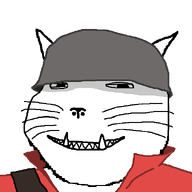 animal animal_ears animal_nose cat clothes eyelids helmet meta:namefags soldier_(team_fortress_2) subvariant:massjak subvariant:massmeowjak sucre_(user) team_fortress_2 transparent_background variant:gapejak whisker white_fur // 600x600 // 15.5KB