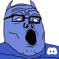 blue_shirt blue_skin clothes discord ear glasses soyjak variant:tony_soprano_soyjak white_eyes // 600x600 // 135.7KB