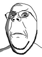 angry glasses ominous sad soyjak stubble subvariant:wholesome_soyjak variant:gapejak wrinkles // 600x800 // 31.4KB