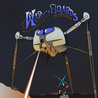 alien discord full_body gem laser nate outside parody rock shading smoke text tripod variant:soyak war_of_the_worlds // 2500x2500 // 464.7KB