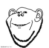 animated poyopoyo soyjak sweden variant:gapejak variant:impish_soyak_ears // 400x389 // 519.4KB