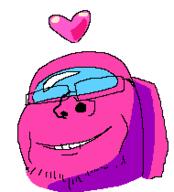 among_us closed_mouth glasses heart oekaki smile soyjak stubble subvariant:wholesome_soyjak variant:gapejak video_game // 190x210 // 3.9KB