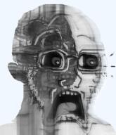 abstract bald glasses open_mouth scared shocked stubble subvariant:doctos variant:soyak // 331x385 // 152.5KB