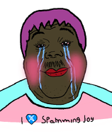 bloodshot_eyes blush brown_skin closed_mouth clothes crying eyebrows eyelashes fat flag:transgender_pride_flag hair heart i_love i_trans_heart jortycuck joyjack.party joyjak lips lipstick looking_at_you mustache nose purple_hair red_lips smile stubble subvariant:hunky_twink_sex_machine text tranny transparent_background twitter variant:alicia wrinkles x xitter // 592x720 // 89.0KB