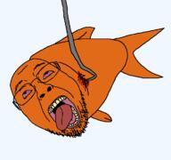 ack animal bait blood bloodshot_eyes dead fish open_mouth variant:bernd variant:gapejak // 768x719 // 88.8KB