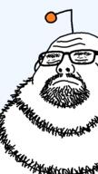 antenna bald closed_eyes closed_mouth fat glasses neckbeard reddit sleeping snoo transparent_background variant:neckbeardjak // 324x576 // 15.8KB