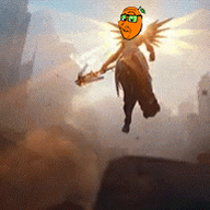 animated arm froot glasses godray hand leaf mercy_(overwatch) overwatch smug stick stubble sword tinted_glasses variant:smugjak wing // 498x193 // 2.8MB