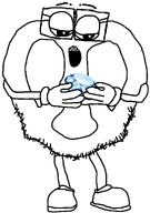 full_body gem glasses holding_object mouth_open shoe variant:pretzaljak // 856x1220 // 63.8KB