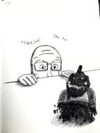 2soyjaks arm art award black_and_white black_skin blush closed_mouth clothes drawfag drawing full_body glasses hand ink jake jartycaca jartycoon jartyfaggot jartykike jartynigger jartypedo jartypooner jartyqueer jartyskin jartyspic jartytranny lips map_(pedophile) meta:op_drew_xerself meta:soytober meta:soytober2024 pedophile pet shadow trend:jartycuck trend:slopjak variant:meximutt variant:platejak yellow_sclera // 1536x2048 // 1.7MB