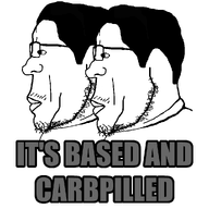closed_mouth glasses hair multiple_soyjaks neutral series:its_based_and_christpilled side_profile subvariant:carbjak subvariant:sidecarbjak template text transparent_background variant:markiplier_soyjak // 1000x1000 // 36.7KB