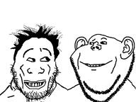 are_you_soying_what_im_soying hair markiplier short smile smirk smug stubble thinking variant:impish_soyak_ears variant:reilpikram // 1440x1080 // 92.7KB