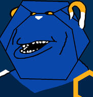 amerimutt e621 esix furry open_mouth orange_sclera soyjak subvariant:impish_amerimutt variant:impish_soyak_ears // 598x628 // 62.0KB