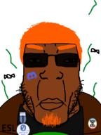 badge black_shirt brown_skin coat discord discord_logo_facial_mark esl facial_mark flag:minor_attracted_person fnf_pedo goatee map_(pedophile) orange_hair pedophile postal postal_3 postal_dude series:esl_pedo_league subvariant:chudplier variant:markiplier_soyjak // 600x800 // 49.6KB