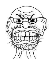 angry beard glasses teeth variant:chinkson // 570x597 // 19.0KB