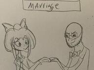 arm bowtie clothes drawing glasses hand marriage mymy ongezellig smile smug soyjak stubble text variant:soyak // 1979x1482 // 595.5KB