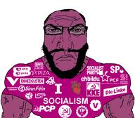 beard buff punisher_face purple_shirt purple_skin socialism subvariant:muscular_chud subvariant:muscular_science_lover subvariant:science_lover variant:chudjak variant:markiplier_soyjak // 1059x929 // 282.3KB