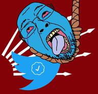 bloodshot_eyes chp crying glasses hanging open_mouth rope stubble tongue twitter variant:bernd // 1054x1018 // 156.5KB