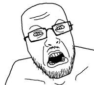 angry beard glasses lips mustache stubble teeth template variant:unknown // 889x800 // 22.1KB