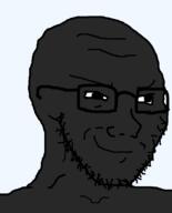 beard black_skin glasses meta:tagme nigger soyjak transparent transparent_background variant:soyak // 644x800 // 31.8KB