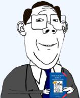 arm bob_reed book christianity clothes ear glasses hair hand holding_book holding_object necktie pastor presbyterian presbyterianism soyjak stubble suit variant:protestantjak // 1452x1779 // 604.1KB