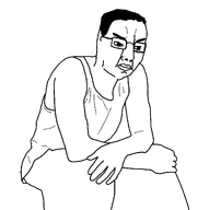 full_body glasses hair hand meta:template sitting thinking variant:chudjak // 2002x2015 // 58.0KB