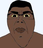 black_skin subvariant:chudson variant:chudjak variant:cobson yellow_eyes // 775x849 // 172.4KB